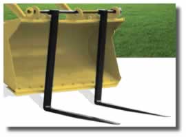 Backhoe Attachment Bucket Forks